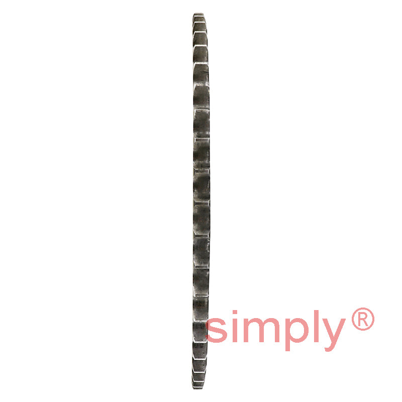 Branded 55 Tooth 08B Simplex Platewheel for 1/2 inch Pitch Chain