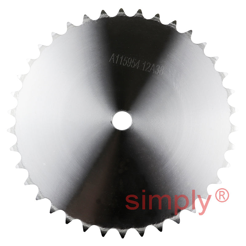 Branded 28 Tooth 08B Duplex Platewheel for 1/2 inch Pitch Chain
