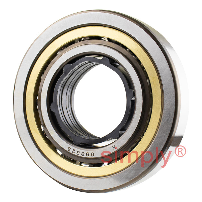 SKF QJ208MA Four Point Contact Ball Bearing with Brass Cage 40x80x18mm
