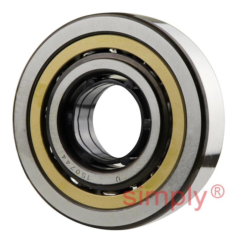 SKF QJ307MA Four Point Contact Ball Bearing with Brass Cage 35x80x21mm