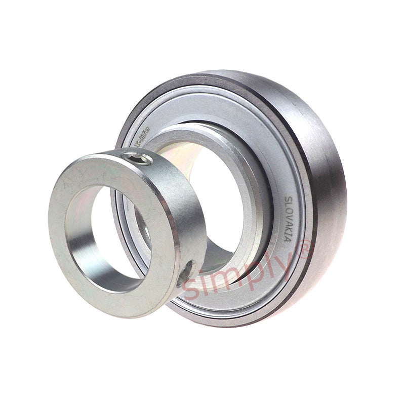 RAE25XLNPPBMB Metric Spherical Outer Bearing Insert with P Seals and Eccentric Collar 25x52x31mm