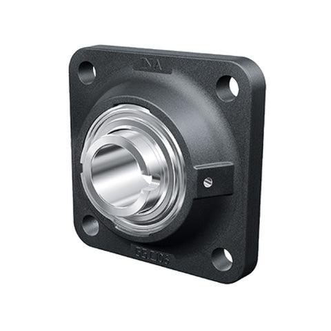 INA RCJL70XL Four Bolt Cast Iron Square Housing with Drive Slot Insert 70mm Bore