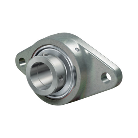 INA RCJT30XLFA164 Two Bolt Cast Iron Oval Housing with Eccentric Collar Insert for High Temperatures 30mm Bore