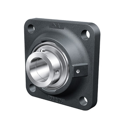 INA RCJY30XLN Four Bolt Cast Iron Square Housing with Grub Screw Insert 30mm Bore