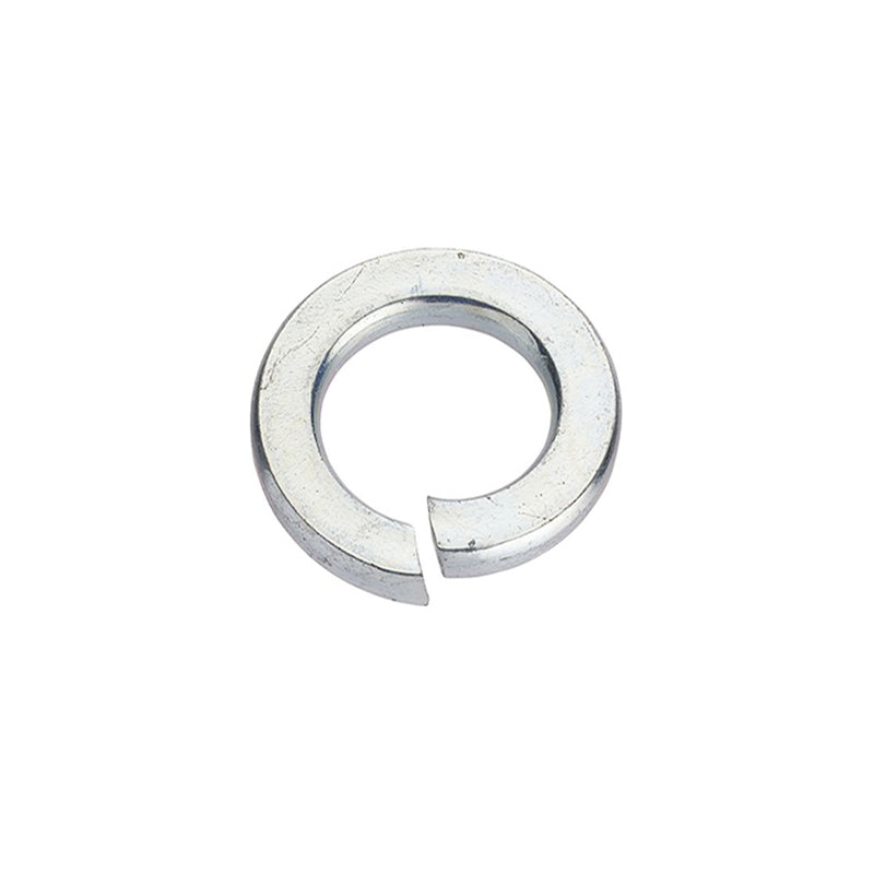 Unifix M10x18x2.2mm Single Coil Rectangular Spring Washer DIN 127B with Bright Zinc Plated Finish