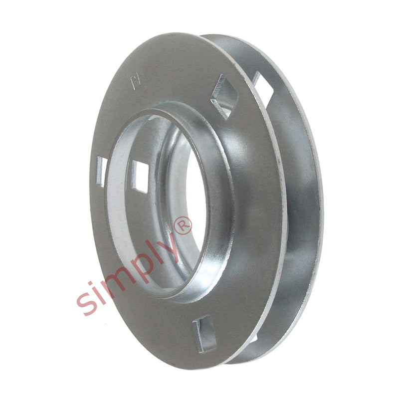 SSPF-4 Pressed Stainless Steel 3 Bolt Round Bearing Housing for SA and SB 204 Inserts