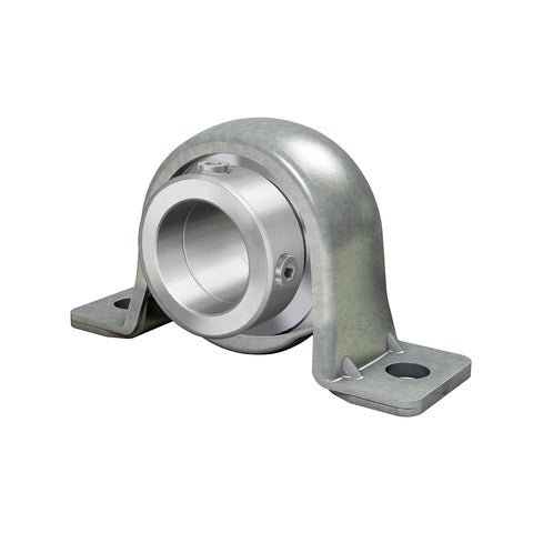 INA RPB25XL Sheet Steel Plummer Block Housing with Eccentric Collar Insert and Rubber Interliner 25mm Bore