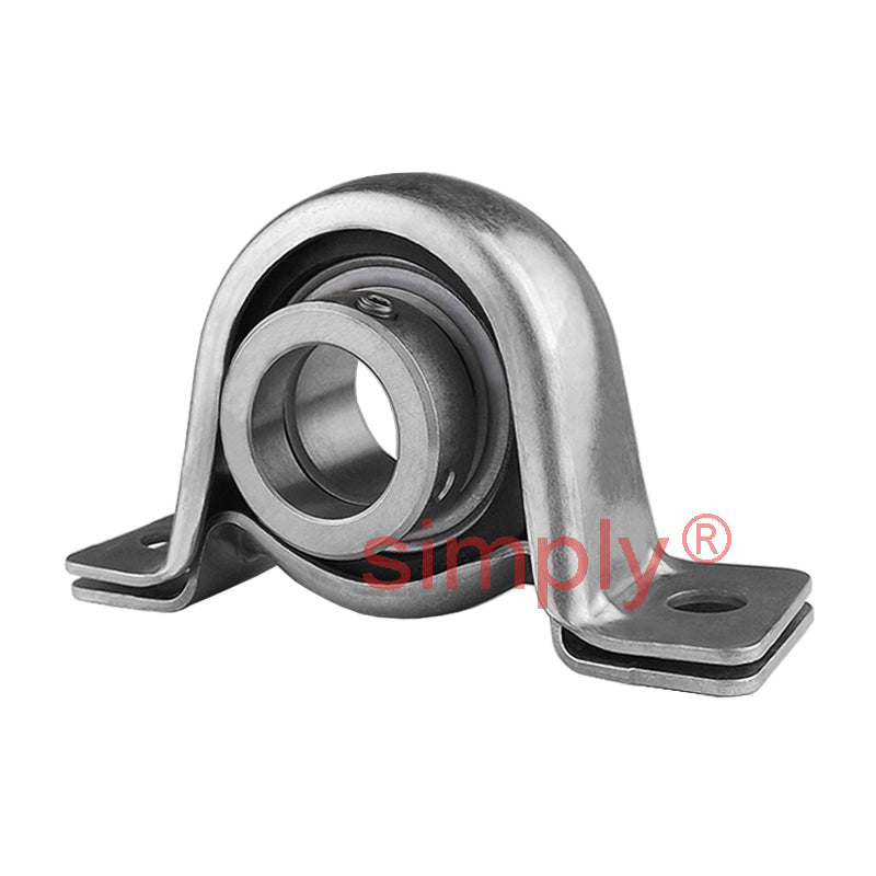 INA RPB30XL Sheet Steel Plummer Block Housing with Eccentric Collar Insert and Rubber Interliner 30mm Bore