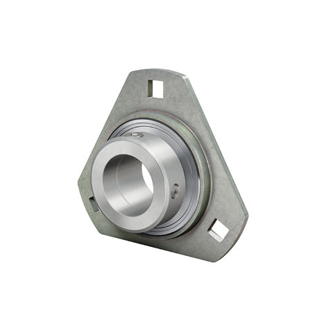 INA RRTR30XL Three Bolt Sheet Steel Triangle Housing with Eccentric Collar Insert 30mm Bore