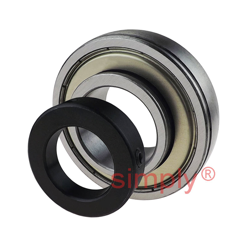 SA202G Metric Bearing Insert with Locking Collar 15mm Bore 40mm Outside Dia
