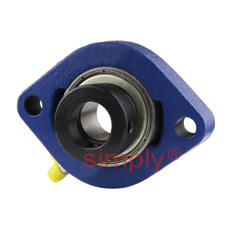 SAFD204-12 Imperial Two Bolt Cast Iron Oval Housing and 3/4 inch Bore and Eccentric Collar