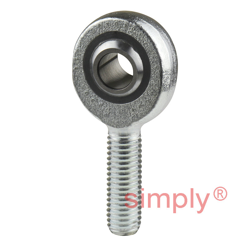 SKF SAKB10F Right Hand Steel / PTFE FRP Lined Plain Male Rod End M10 Thread