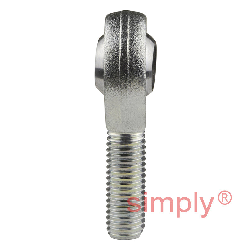 SKF SAKB14F Right Hand Steel / PTFE FRP Lined Plain Male Rod End M14 Thread