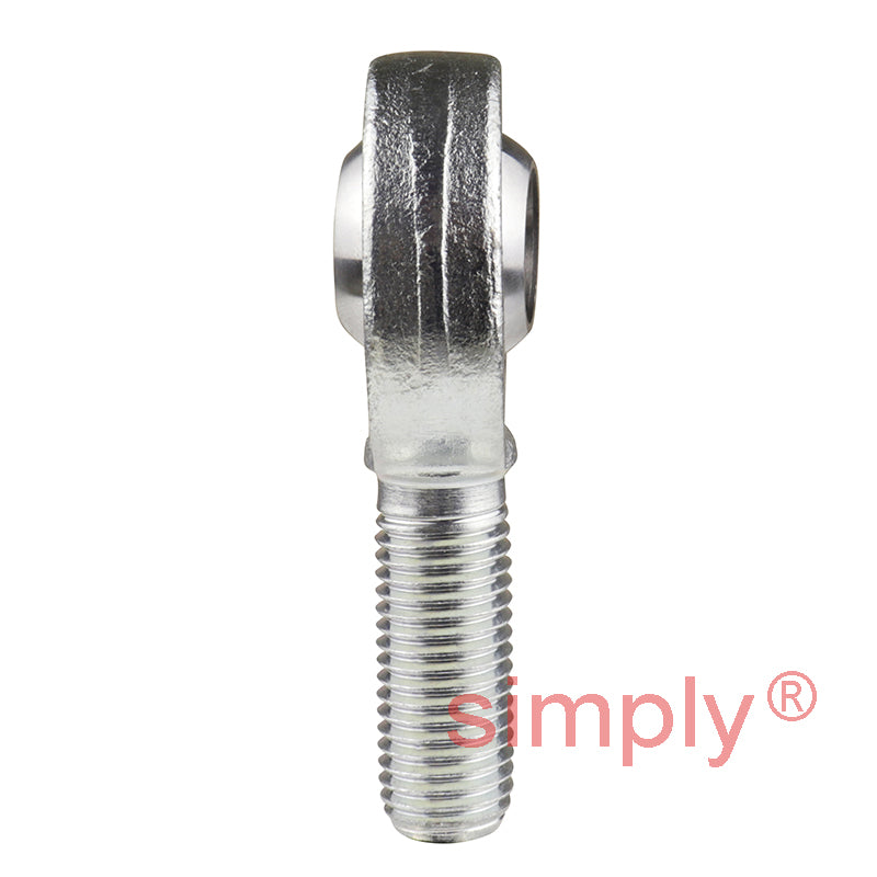 SKF SAKB16F Right Hand Steel / PTFE FRP Lined Plain Male Rod End M16 Thread