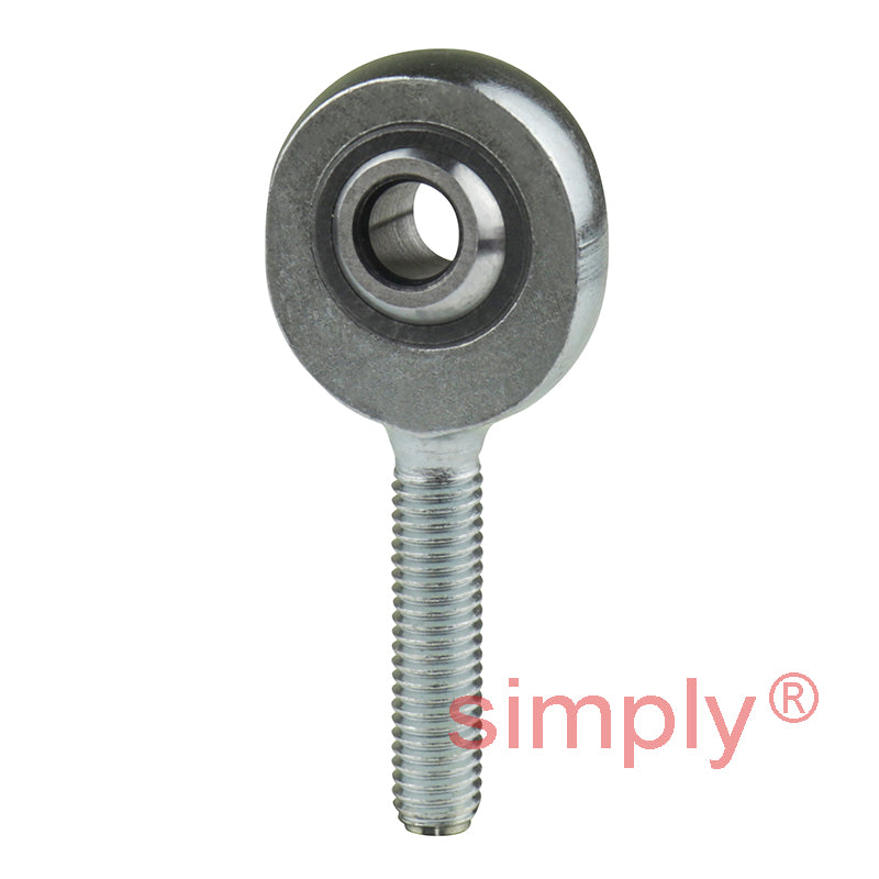 SKF SAKB5F Right Hand Steel / PTFE FRP Lined Plain Male Rod End M5 Thread