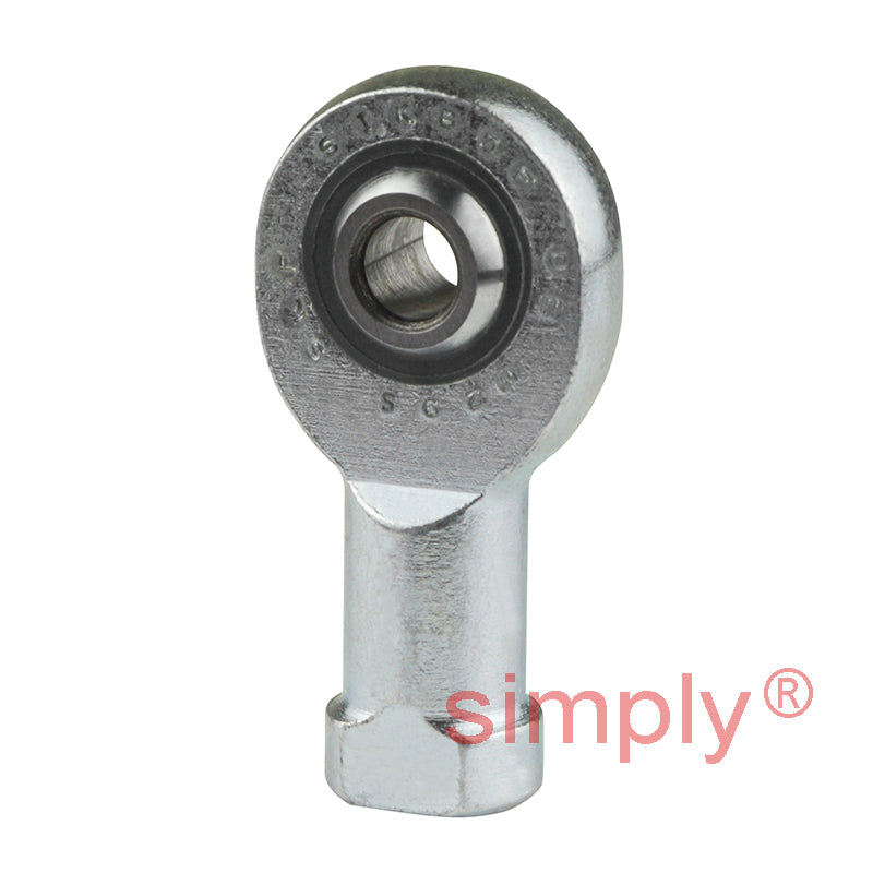 SKF SAKB6F Right Hand Steel / PTFE FRP Lined Plain Male Rod End M6 Thread