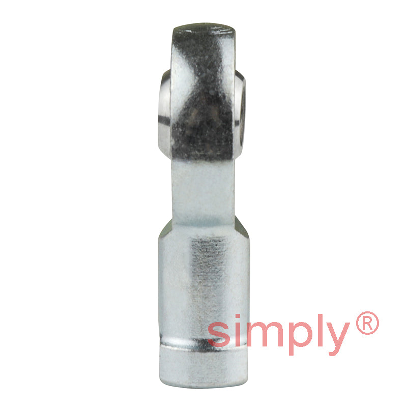 SKF SAKB6F Right Hand Steel / PTFE FRP Lined Plain Male Rod End M6 Thread