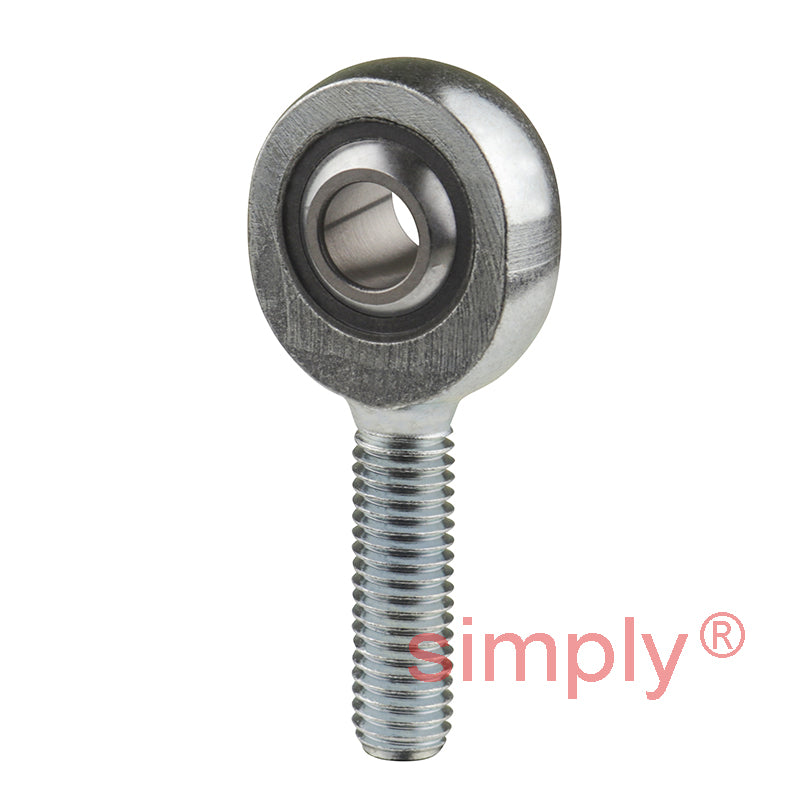 SKF SALKB8F Left Hand Steel / PTFE FRP Lined Plain Male Rod End M8 Thread