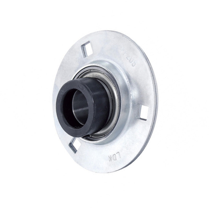 SAPF205-13 Round 3 Bolt Pressed Steel Bearing Housing with 13/16 inch Collar Insert