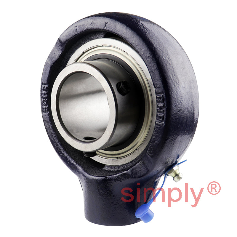 RHP SCH40 Metric Thread Cast Iron Hanger Bearing Unit and 40mm Bore Insert 107mm Outside Diameter