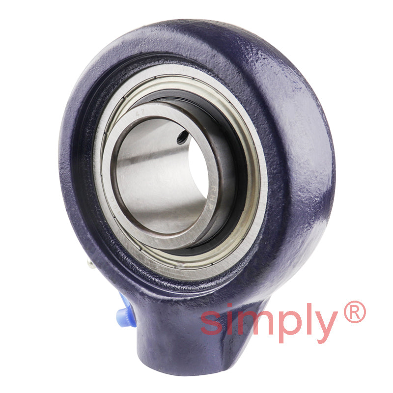 RHP SCH40 Metric Thread Cast Iron Hanger Bearing Unit and 40mm Bore Insert 107mm Outside Diameter