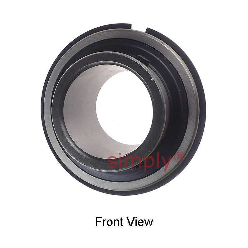 SER209 Metric Bearing Insert and Snap Ring 45mm Bore 85mm Outside Dia