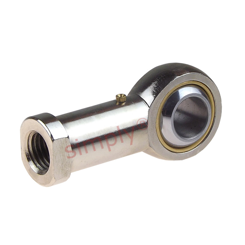 Fluro SIKAC6M Right Hand Steel / Bronze Lined Plain Female Rod End M6 Thread