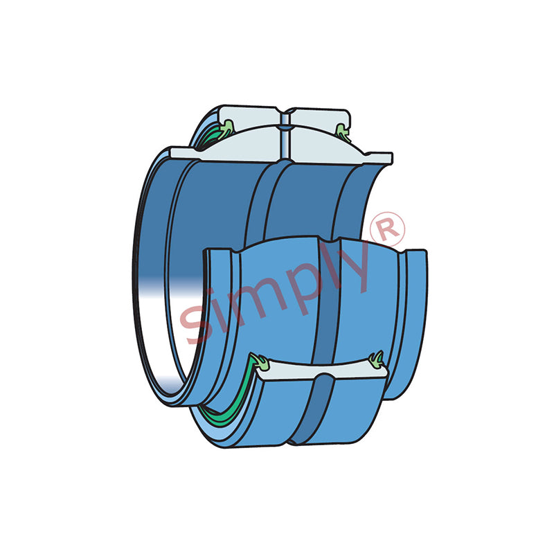 Codex GEM30ES2RS Extended Inner Spherical Plain Bearing 30x47x30x18mm