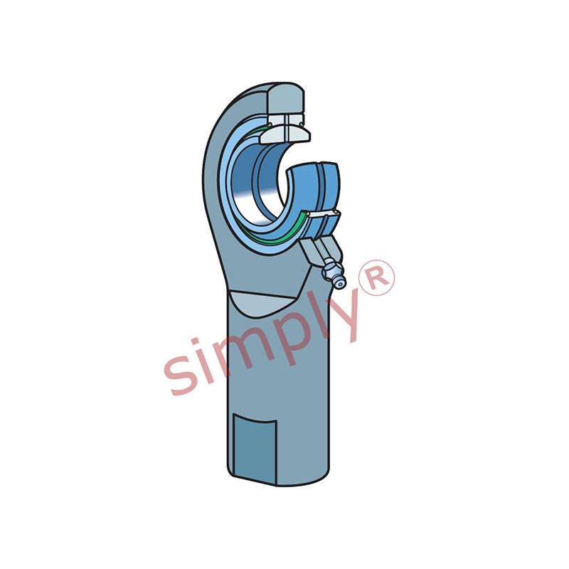 SKF SILA50ES2RS Left Hand Steel / Steel Plain Female Rod End M45x3 Thread