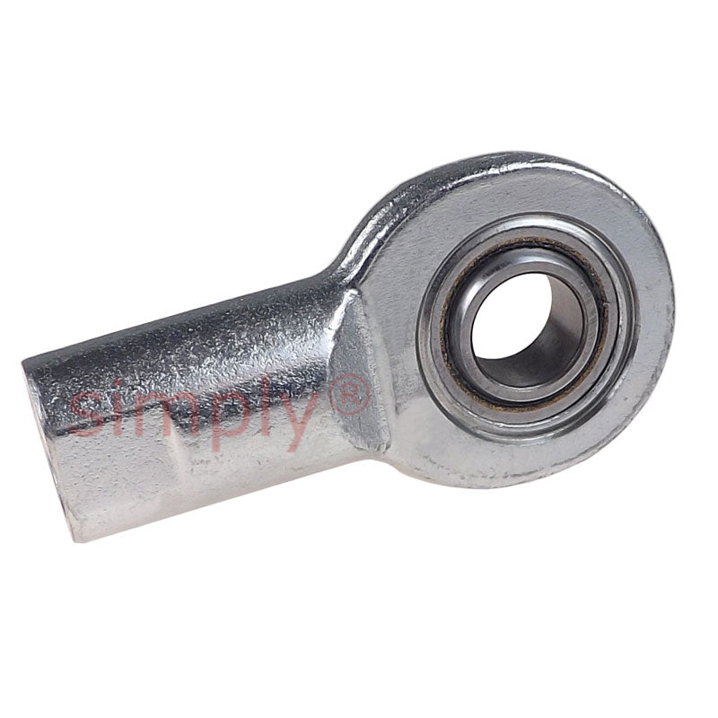 SKF SIL15C Left Hand Steel / PTFE Sintered Bronze Lined Plain Female Rod End M14 Thread