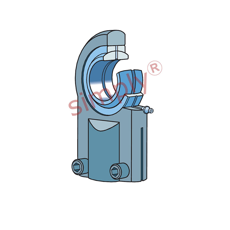 SKF SILJ30ES Left Hand Steel / Steel Clamp Type Female Rod End M20x1.5 Thread