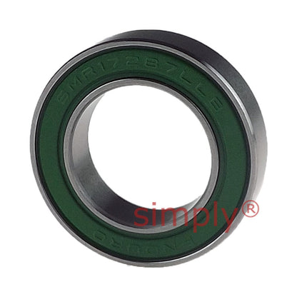 ENDURO SMR17287LLB Stainless Steel Deep Groove Bearing with Low Friction Seals 17x28x7mm