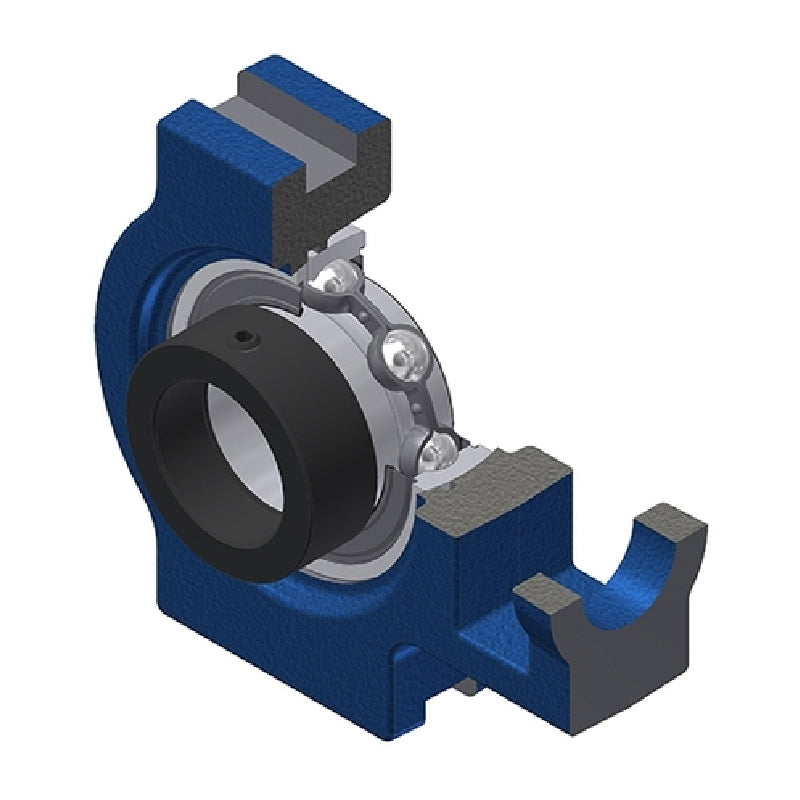 SNR EST210 Metric Cast Iron Take Up Unit with Eccentric Collar Insert 50mm Bore - Allow 2-3 Days