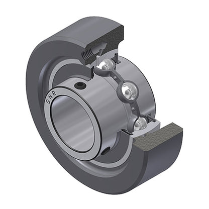 SNR UCC313 Metric Cast Iron Cartridge Unit with 65mm Bore Insert 50mm Outside Dia - Allow 2-3 Days