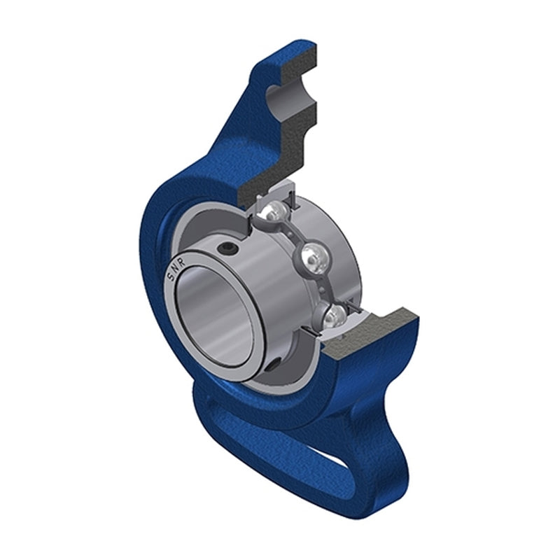 SNR UCFA205 Metric Cast Iron Adjustable Flange Unit with 25mm Insert - Allow 2-3 Days