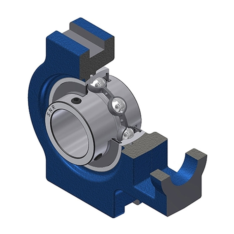 SNR UCT213-40 Imperial Cast Iron Take Up Unit with 2-1/2 inch Bore Bearing Unit - Allow 2-3 Days
