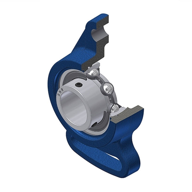 SNR USFA208 Metric Cast Iron Adjustable Flange Unit with 40mm Insert - Allow 2-3 Days