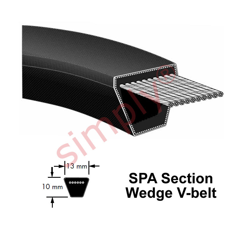 SPA875 Major Brand SPA-Section V-Belt