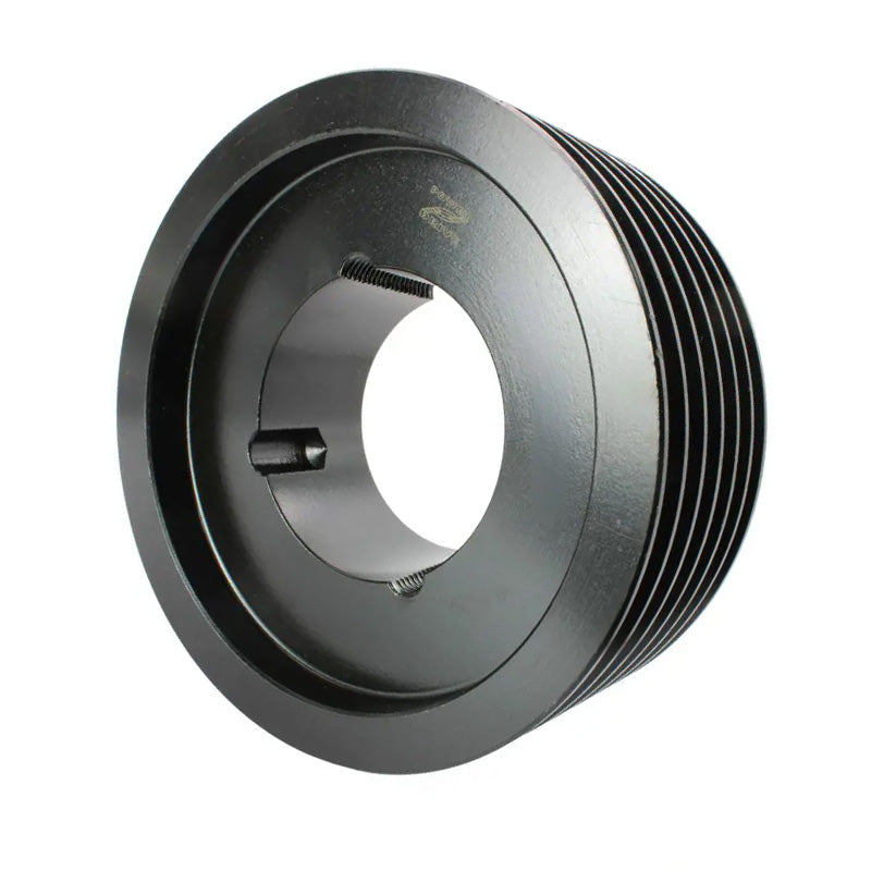 PowerDrive 180X6SPB 180mm Pitch Diameter SPB Section Tapered Locking Bush Type Pulley with 6 Grooves (Bush not Incl.) - Allow 2-3 Days