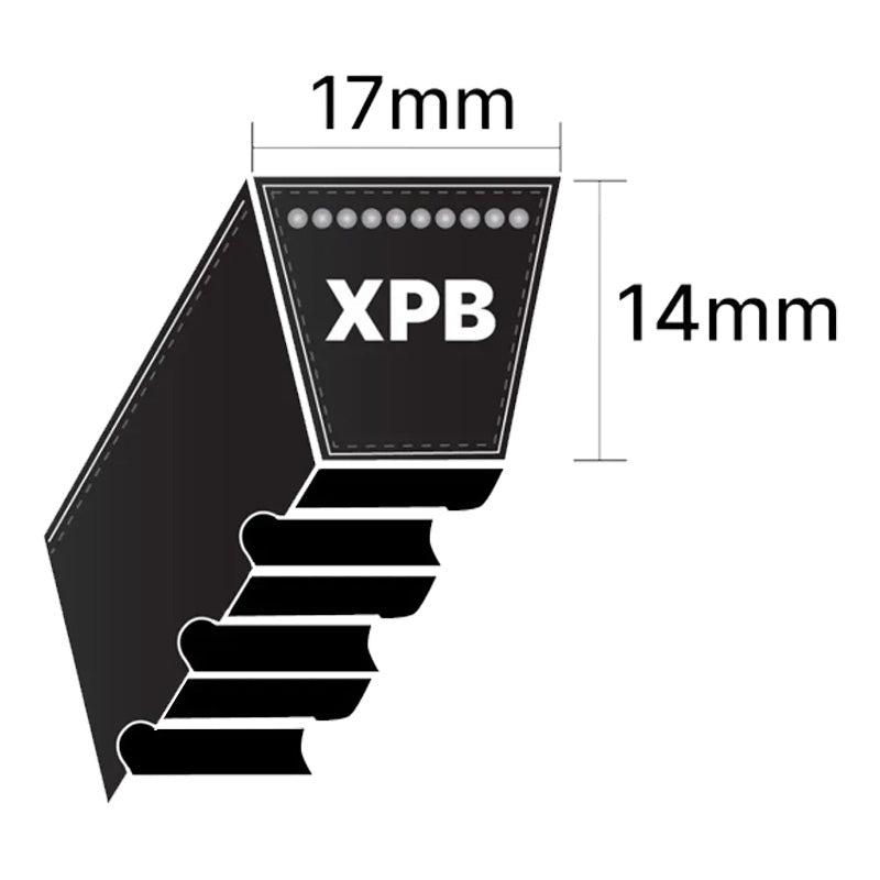 XPB4060 Pix SPBX-Section Cogged V-Belt