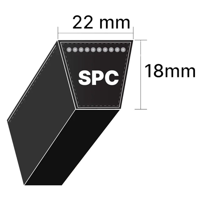 SPC8500 Gates Delta Narrow SPC-Section V-Belt (Uniset Match) - Allow 7-10 Days