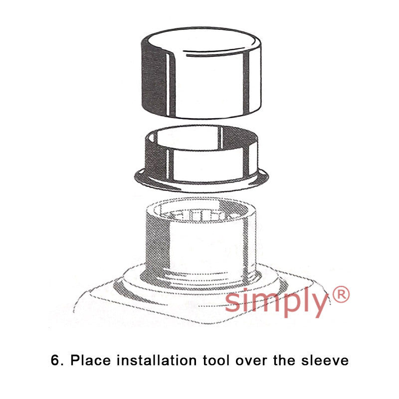 SKF CR99267 Hardened Stainless Speedi Sleeve for Shafts 69.77-69.93mm
