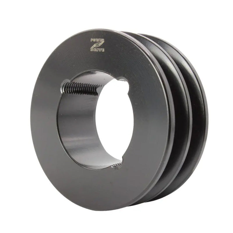 67X2SPZ 67mm Pitch Diameter SPZ Section Tapered Locking Bush Type Pulley with 2 Grooves (Bush not Incl.)