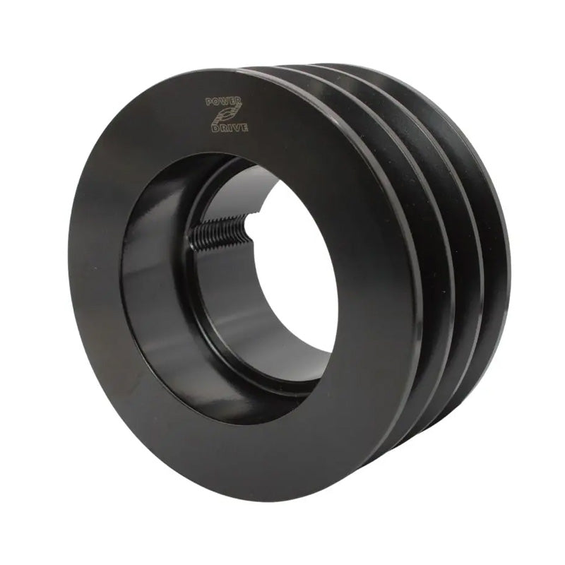 160X3SPZ 160mm Pitch Diameter SPZ Section Tapered Locking Bush Type Pulley with 3 Grooves (Bush not Incl.)
