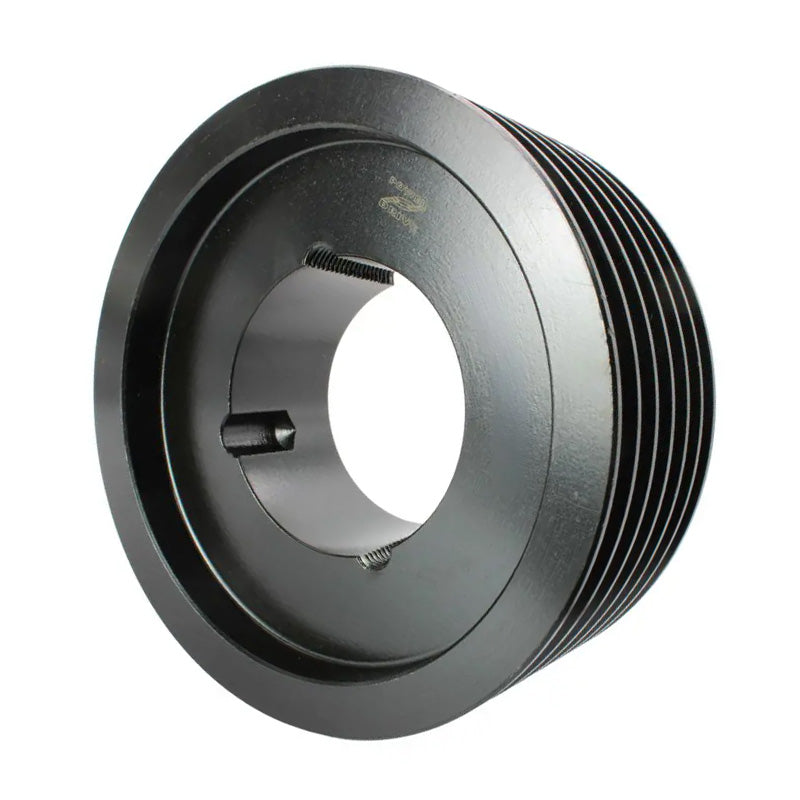 150X6SPZ 150mm Pitch Diameter SPZ Section Tapered Locking Bush Type Pulley with 6 Grooves (Bush not Incl.)