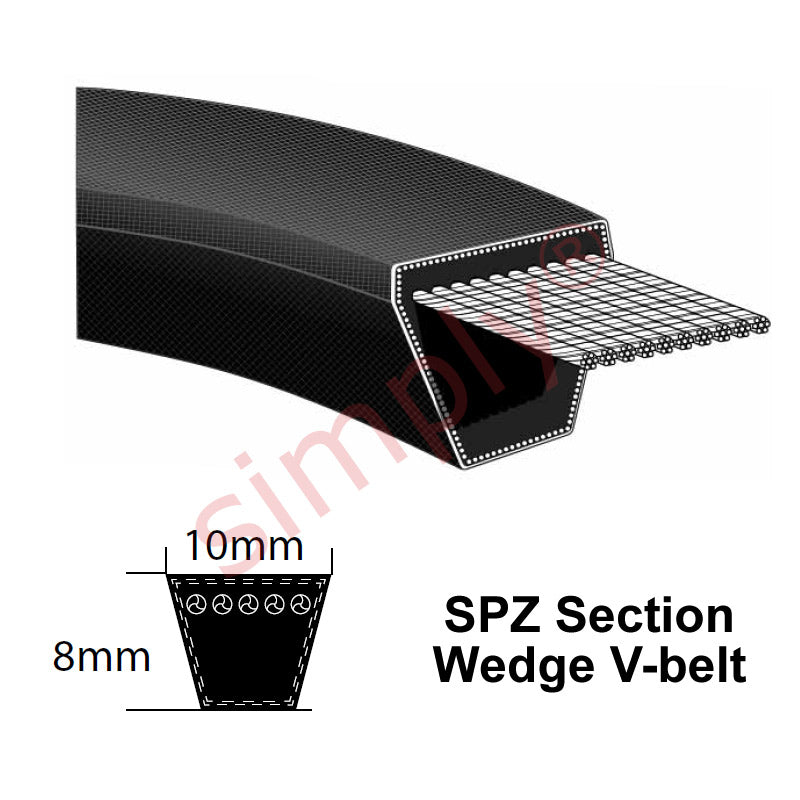 SPZ2160 Premier Quality SPZ-Section V-Belt