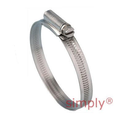 LR050SS Light Range 304 Stainless Steel Jubilee Clip Adjustment Range 32mm-50mm Band Width 9.9mm