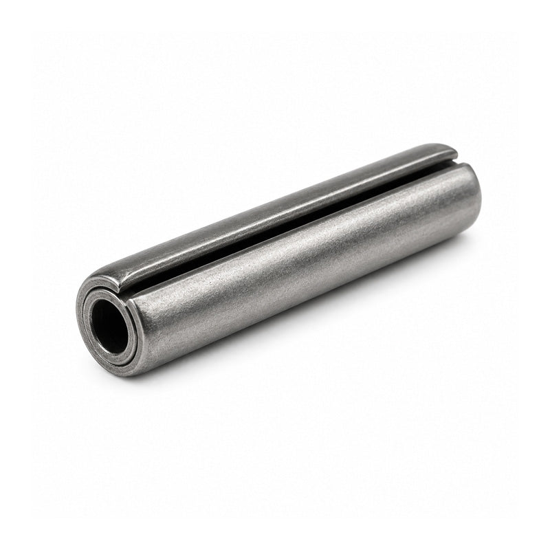 Metric Chrome Stainless Steel AISI 420 MCK Coiled Roll Pin 4x12mm with Plain Oiled Finish