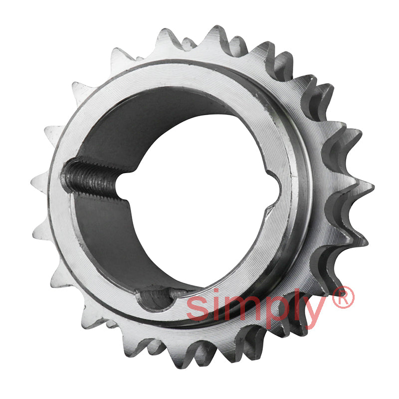 19 Tooth 06B Duplex Sprocket Tapered Locking Bush Type for 3/8 inch Pitch Chain - Bush not Incl.