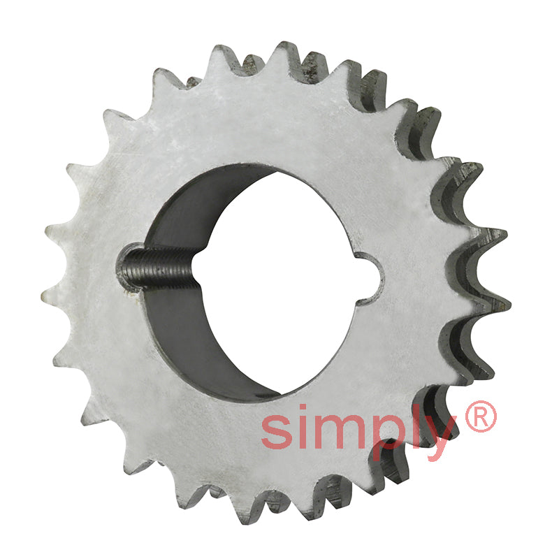 21 Tooth 06B Duplex Sprocket Tapered Locking Bush Type for 3/8 inch Pitch Chain - Bush not Incl.